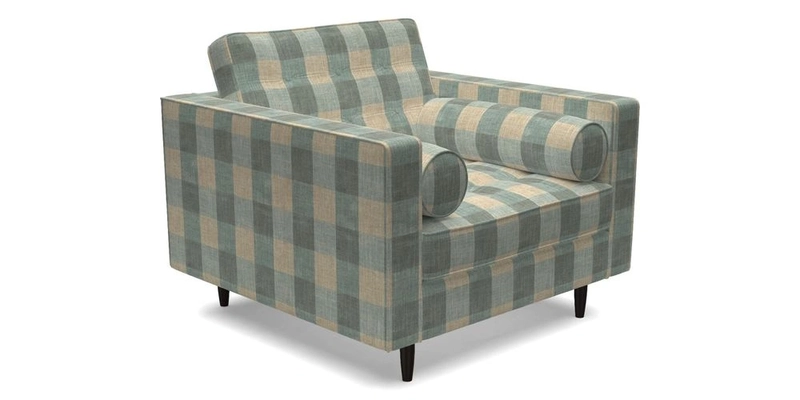 Marylebone Chair in Clever Tough And Eco Velvet Indigo