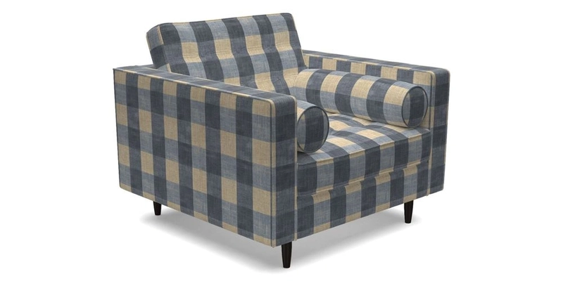 Marylebone Chair in Clever Tough And Eco Velvet Indigo