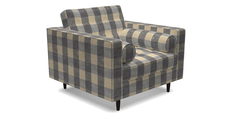 Marylebone Chair in Clever Tough And Eco Velvet Indigo