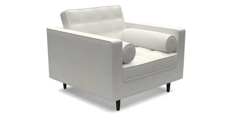 Marylebone Chair in Clever Tough And Eco Velvet Indigo