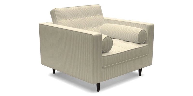 Marylebone Chair in Clever Tough And Eco Velvet Indigo