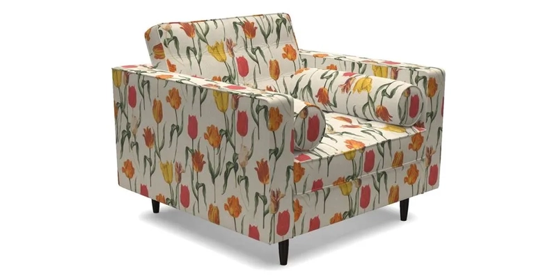 Marylebone Chair in Clever Tough And Eco Velvet Indigo