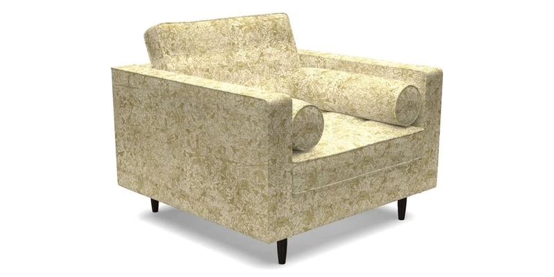 Marylebone Chair in Clever Tough And Eco Velvet Indigo