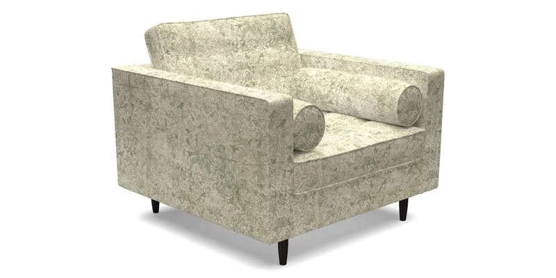 Marylebone Chair in Clever Tough And Eco Velvet Indigo