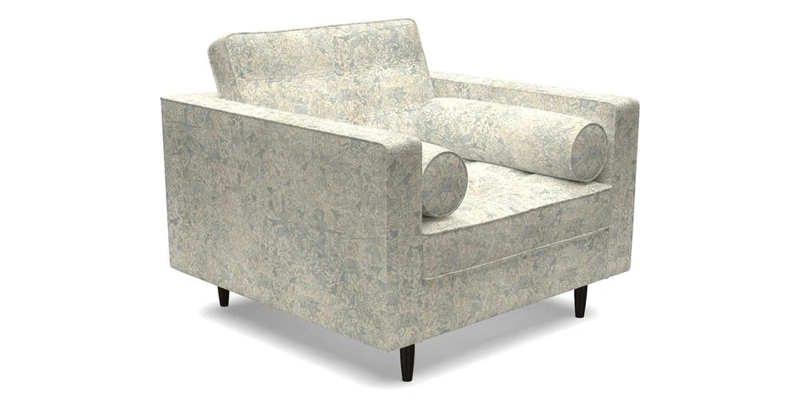 Marylebone Chair in Clever Tough And Eco Velvet Indigo