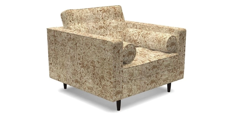 Marylebone Chair in Clever Tough And Eco Velvet Indigo