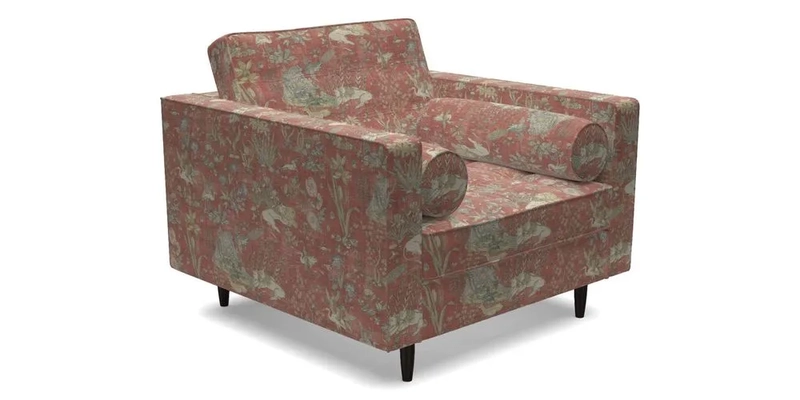 Marylebone Chair in Clever Tough And Eco Velvet Indigo