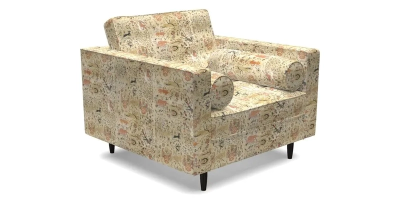 Marylebone Chair in Clever Tough And Eco Velvet Indigo