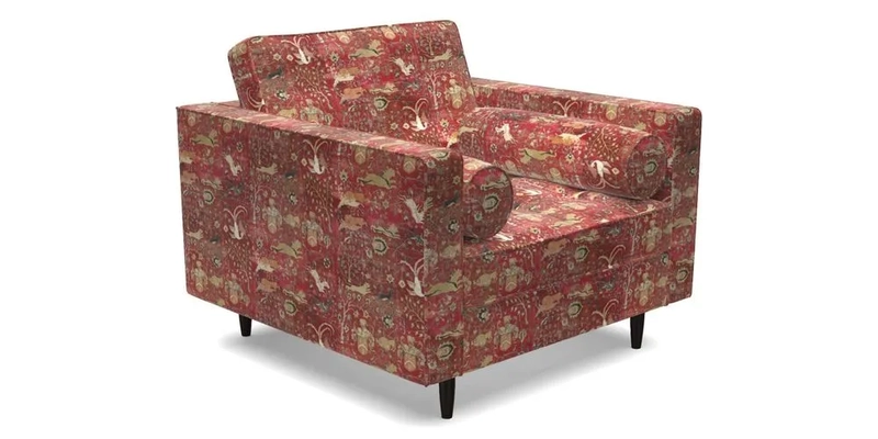 Marylebone Chair in Clever Tough And Eco Velvet Indigo