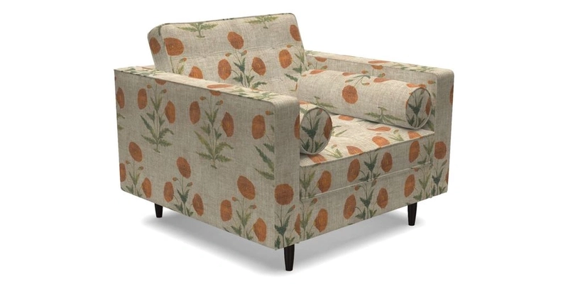 Marylebone Chair in Clever Tough And Eco Velvet Indigo