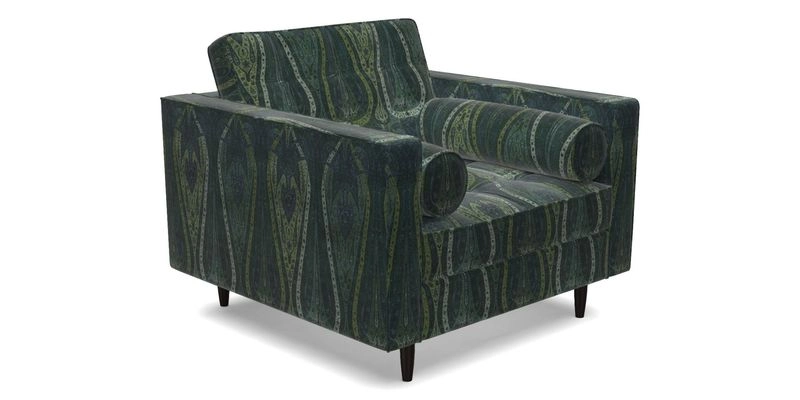 Marylebone Chair in Clever Tough And Eco Velvet Indigo
