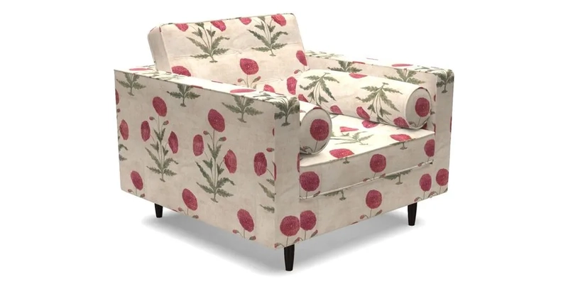 Marylebone Chair in Clever Tough And Eco Velvet Indigo