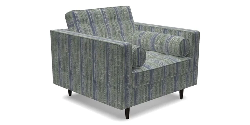 Marylebone Chair in Clever Tough And Eco Velvet Indigo