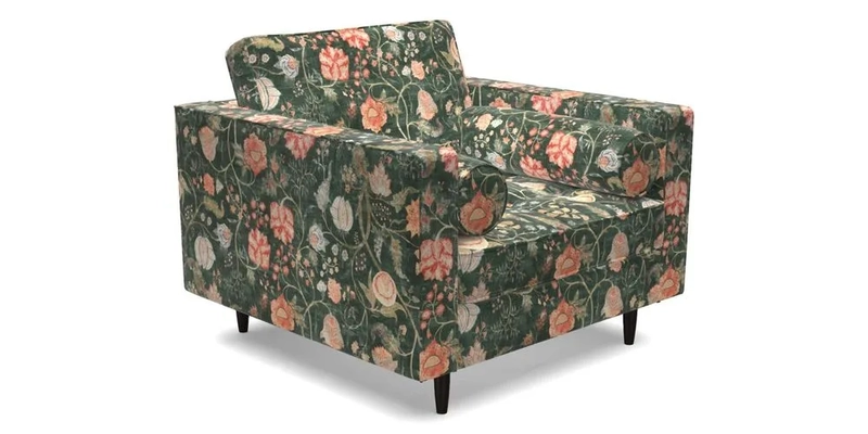 Marylebone Chair in Clever Tough And Eco Velvet Indigo