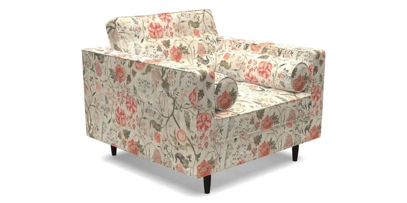 Marylebone Chair in Clever Tough And Eco Velvet Indigo