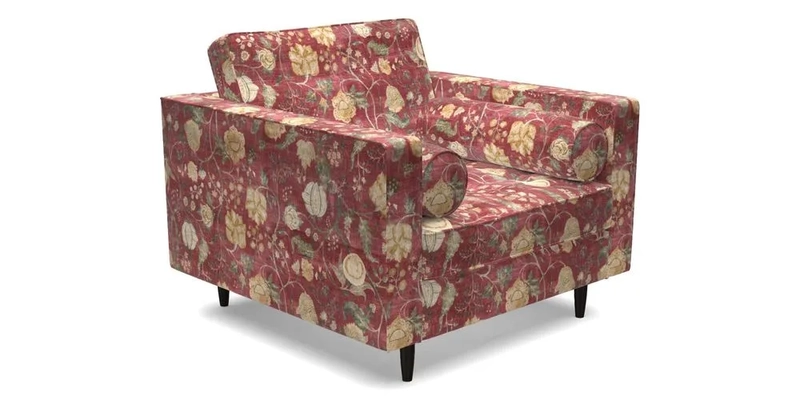 Marylebone Chair in Clever Tough And Eco Velvet Indigo