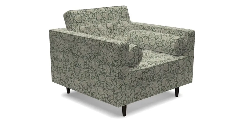 Marylebone Chair in Clever Tough And Eco Velvet Indigo