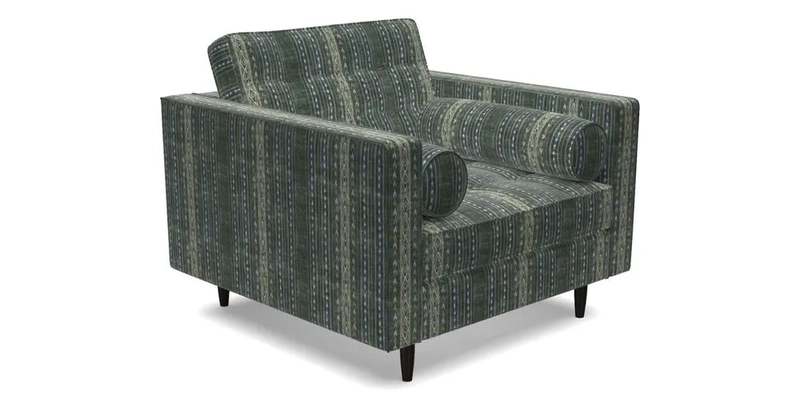 Marylebone Chair in Clever Tough And Eco Velvet Indigo