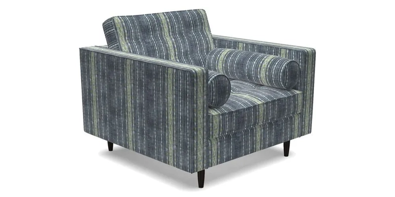 Marylebone Chair in Clever Tough And Eco Velvet Indigo