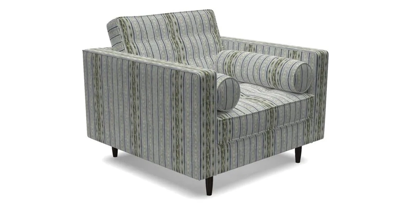 Marylebone Chair in Clever Tough And Eco Velvet Indigo