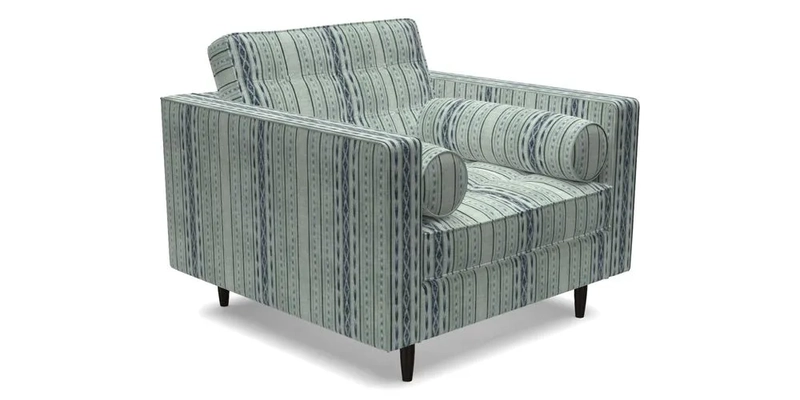 Marylebone Chair in Clever Tough And Eco Velvet Indigo