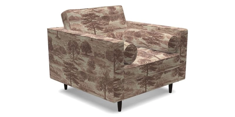 Marylebone Chair in Clever Tough And Eco Velvet Indigo
