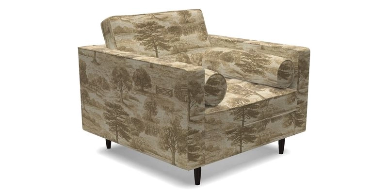 Marylebone Chair in Clever Tough And Eco Velvet Indigo