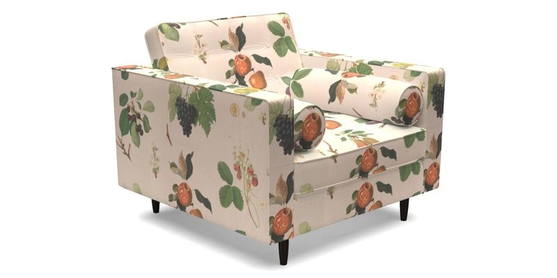 Marylebone Chair in Clever Tough And Eco Velvet Indigo