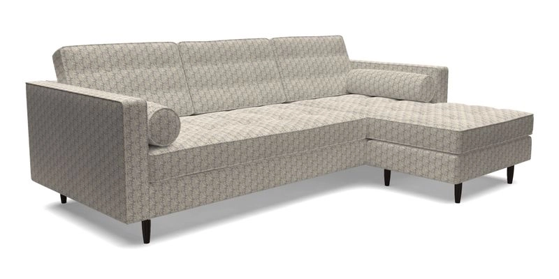 Marylebone LHF Corner Unit in Clever Tough And Eco Velvet Chrome Marylebone LHF Corner Unit in Clever Tough And Eco Velvet Chrome