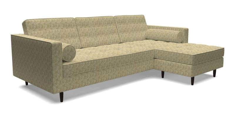 Marylebone LHF Corner Unit in Clever Tough And Eco Velvet Chrome Marylebone LHF Corner Unit in Clever Tough And Eco Velvet Chrome