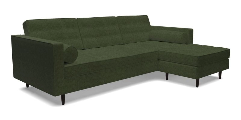 Marylebone LHF Corner Unit in Clever Tough And Eco Velvet Chrome Marylebone LHF Corner Unit in Clever Tough And Eco Velvet Chrome