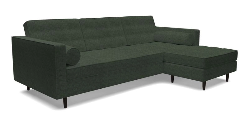 Marylebone LHF Corner Unit in Clever Tough And Eco Velvet Chrome Marylebone LHF Corner Unit in Clever Tough And Eco Velvet Chrome