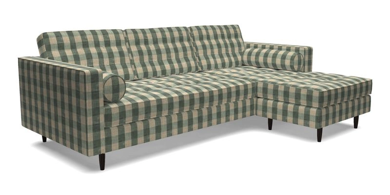 Marylebone LHF Corner Unit in Clever Tough And Eco Velvet Chrome Marylebone LHF Corner Unit in Clever Tough And Eco Velvet Chrome