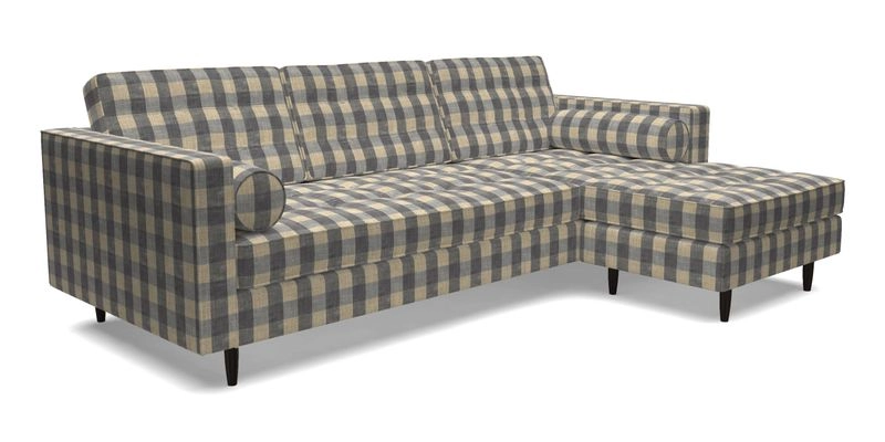 Marylebone LHF Corner Unit in Clever Tough And Eco Velvet Chrome Marylebone LHF Corner Unit in Clever Tough And Eco Velvet Chrome