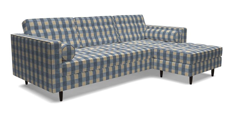 Marylebone LHF Corner Unit in Clever Tough And Eco Velvet Chrome Marylebone LHF Corner Unit in Clever Tough And Eco Velvet Chrome