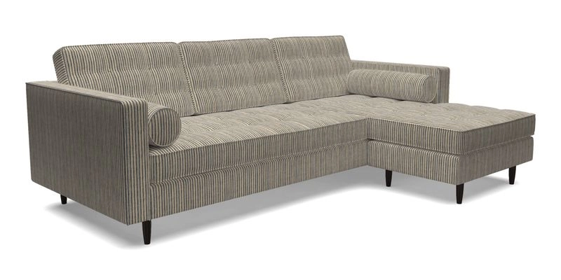 Marylebone LHF Corner Unit in Clever Tough And Eco Velvet Chrome Marylebone LHF Corner Unit in Clever Tough And Eco Velvet Chrome