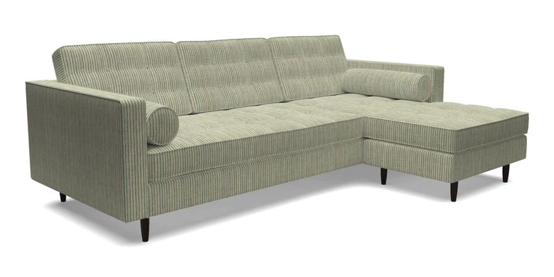 Marylebone LHF Corner Unit in Clever Tough And Eco Velvet Chrome Marylebone LHF Corner Unit in Clever Tough And Eco Velvet Chrome