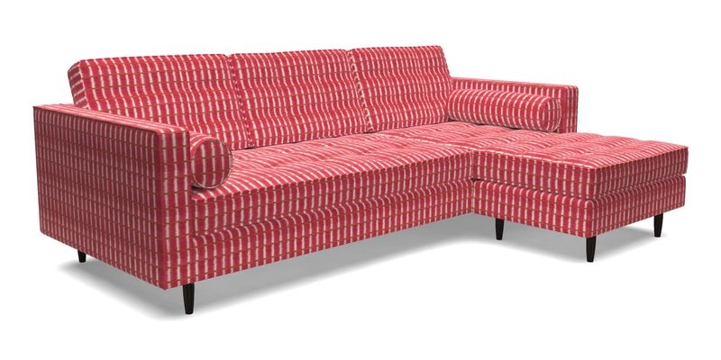 Marylebone LHF Corner Unit in Clever Tough And Eco Velvet Chrome Marylebone LHF Corner Unit in Clever Tough And Eco Velvet Chrome