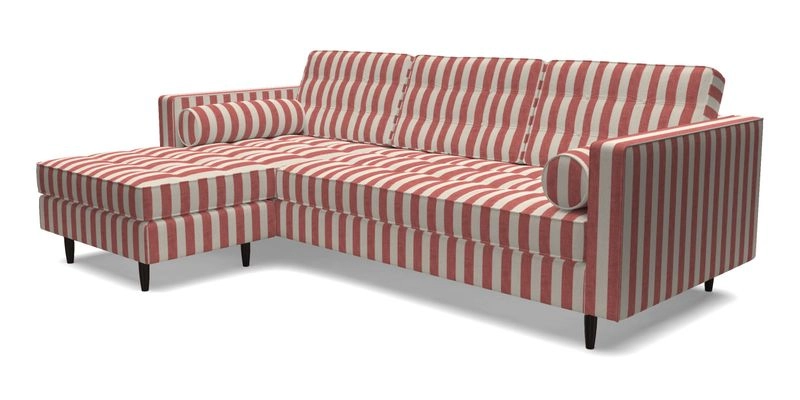 Marylebone RHF Corner Unit in Clever Tough And Eco Velvet Chrome