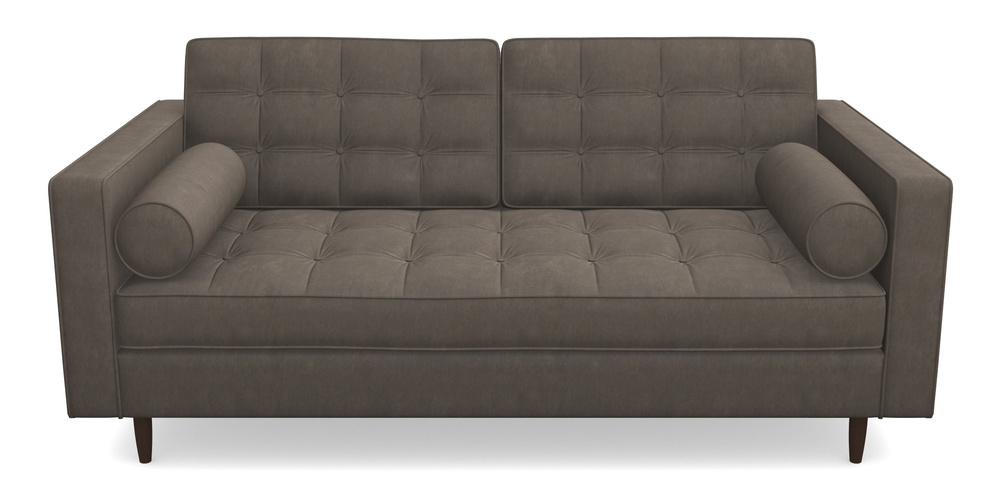 Product photograph of Marylebone 2 Seater Sofa In Clever Tough And Eco Velvet - Chrome from Sofas and Stuff Limited