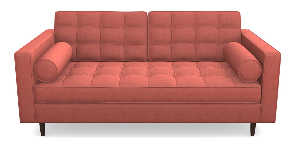 Product photograph of Marylebone 2 Seater Sofa In Clever Tough And Eco Velvet - Damson from Sofas and Stuff Limited