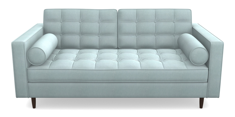 Product photograph of Marylebone 2 Seater Sofa In Clever Tough And Eco Velvet - Mineral from Sofas and Stuff Limited