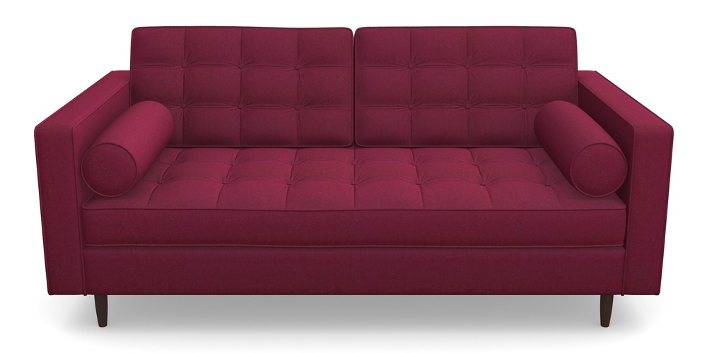 Product photograph of Marylebone 2 Seater Sofa In House Velvet - Claret from Sofas and Stuff Limited