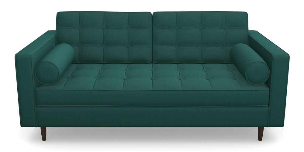 Product photograph of Marylebone 2 Seater Sofa In House Velvet - Peacock from Sofas and Stuff Limited