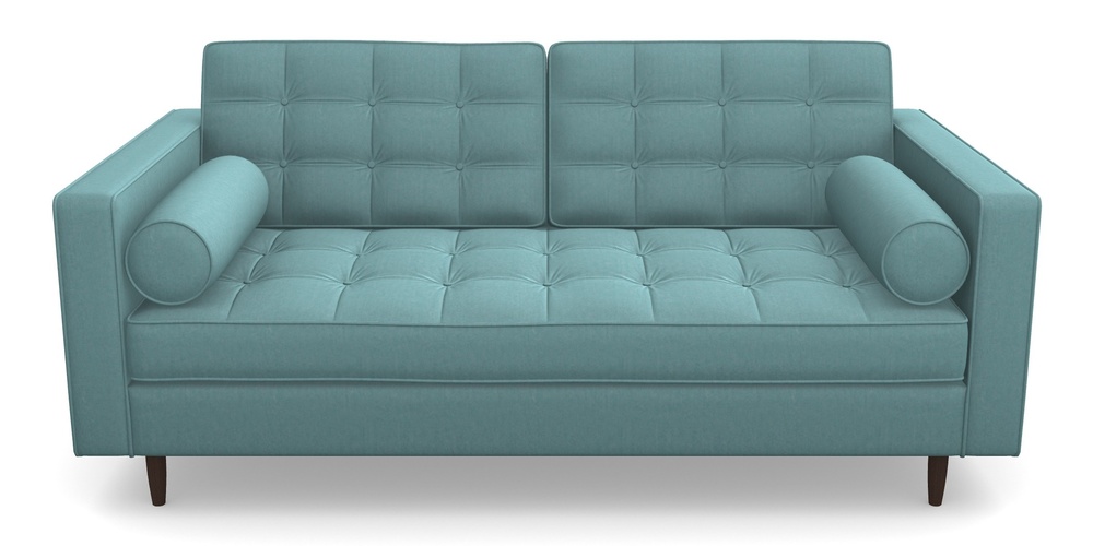 Product photograph of Marylebone 2 Seater Sofa In House Velvet - Wedgewood from Sofas and Stuff Limited