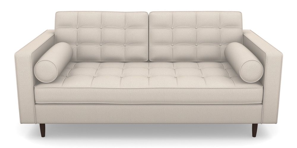 Product photograph of Marylebone 2 Seater Sofa In Two Tone Plain - Biscuit from Sofas and Stuff Limited