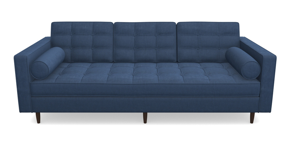 Product photograph of Marylebone 3 Seater Sofa In Clever Tough And Eco Velvet - Agean from Sofas and Stuff Limited