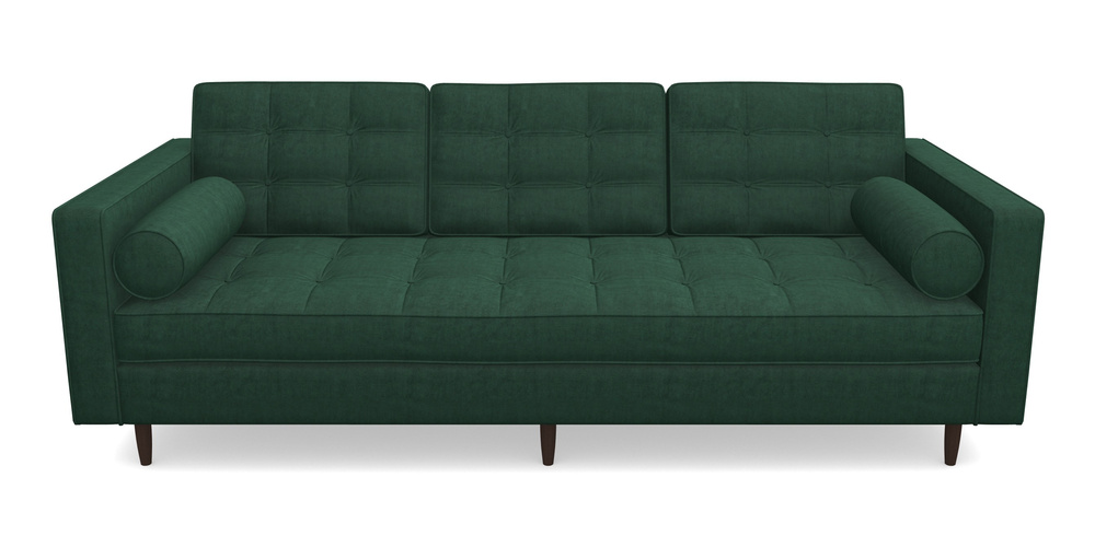 Product photograph of Marylebone 3 Seater Sofa In Clever Tough And Eco Velvet - Pine from Sofas and Stuff Limited