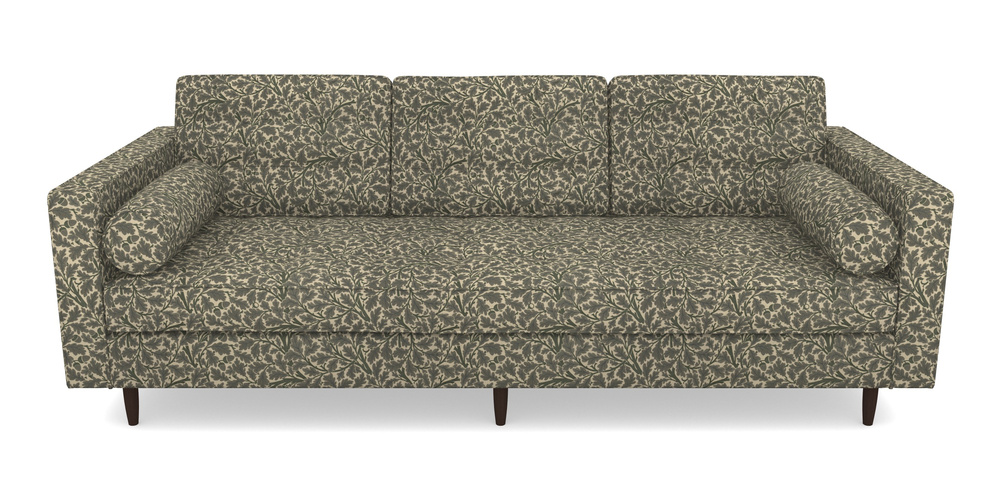 Product photograph of Marylebone 3 Seater Sofa In V A Drawn From Nature Collection - Oak Tree - Dark Green from Sofas and Stuff Limited