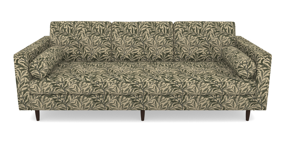 Product photograph of Marylebone 3 Seater Sofa In V A Drawn From Nature - Willow Bough Large - Dark Green from Sofas and Stuff Limited